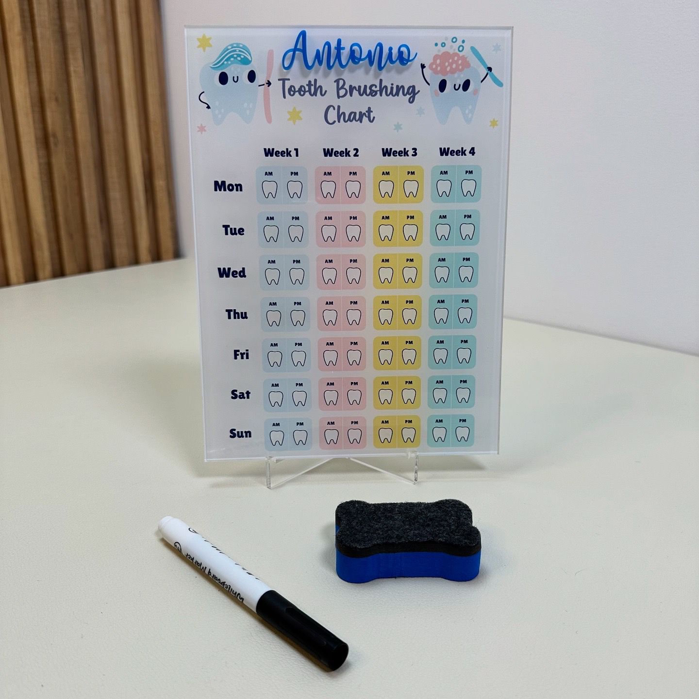 Tooth Brushing Chart