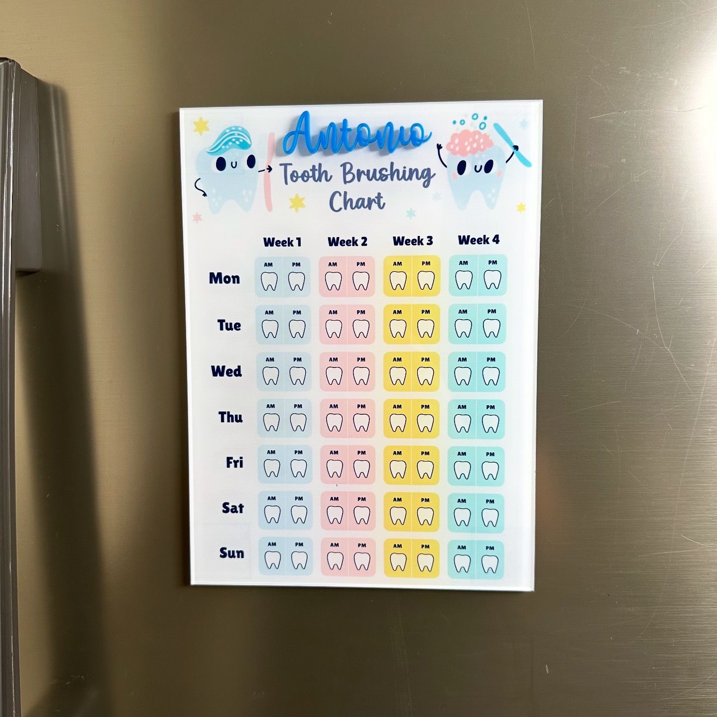 Tooth Brushing Chart