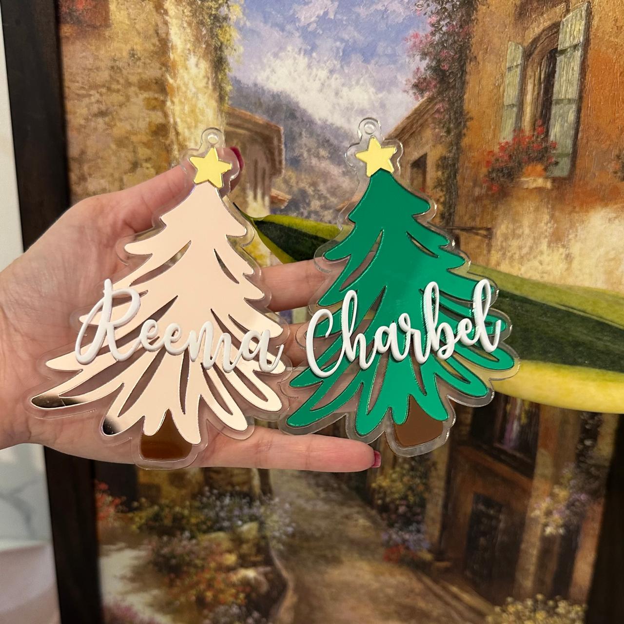 Plexiglass Tree Ornament