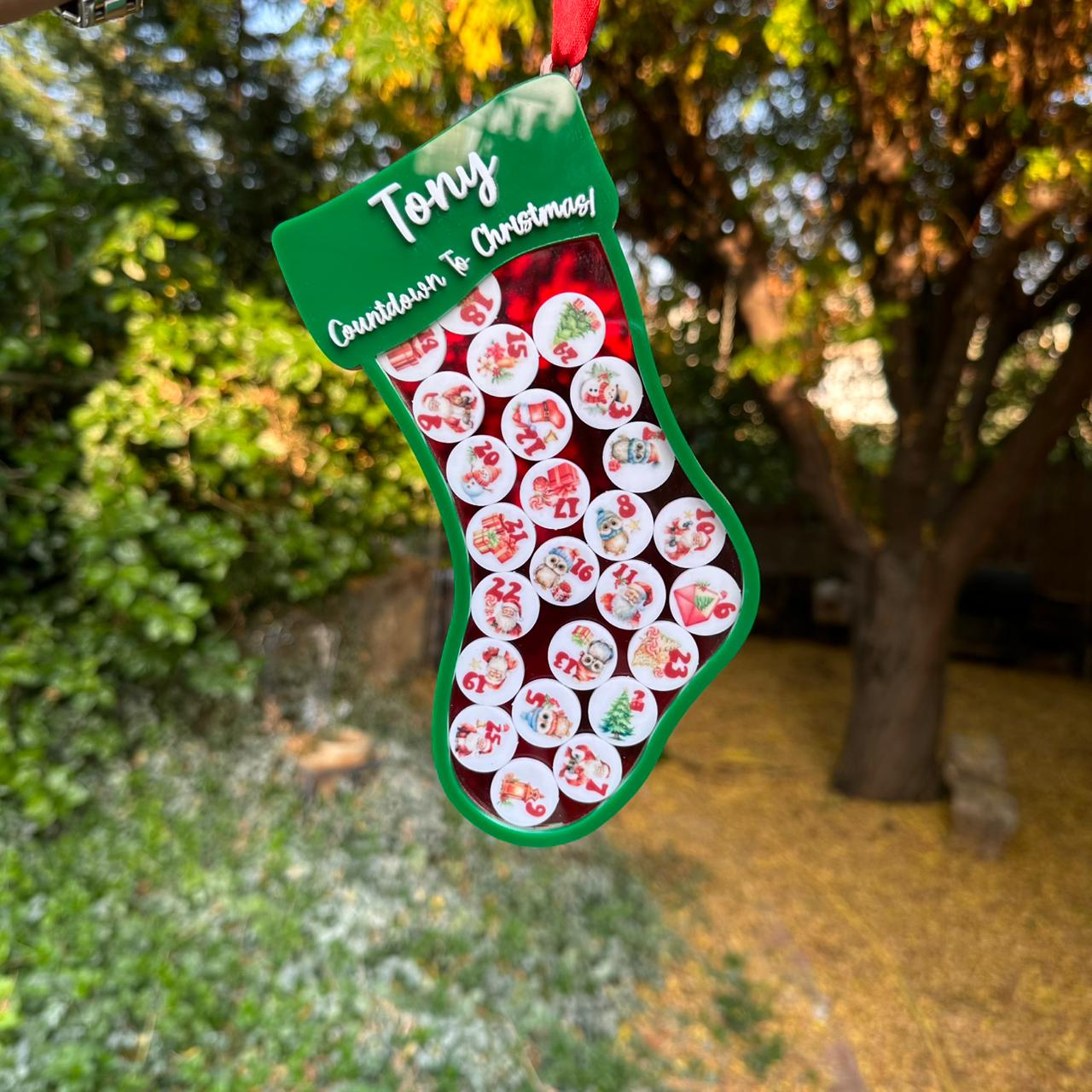 Christmas socks countdown