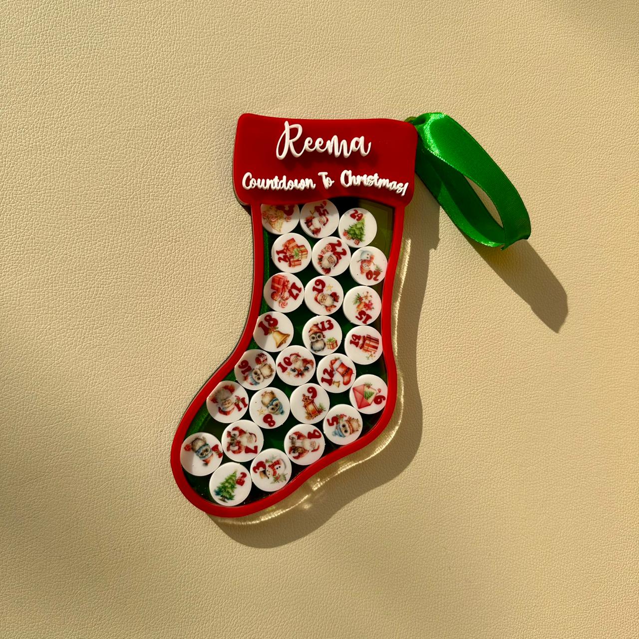 Christmas socks countdown
